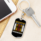 Firefighters Don'T Just Die Keychain Stainless Steel or 18k Gold Dog Tag Keyring-Express Your Love Gifts