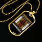 Firefighters Don'T Just Die Necklace Stainless Steel or 18k Gold Dog Tag 24" Chain-Express Your Love Gifts