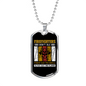 Firefighters Don'T Just Die Necklace Stainless Steel or 18k Gold Dog Tag 24" Chain-Express Your Love Gifts