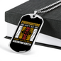Firefighters Don'T Just Die Necklace Stainless Steel or 18k Gold Dog Tag 24" Chain-Express Your Love Gifts