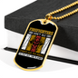 Firefighters Don'T Just Die Necklace Stainless Steel or 18k Gold Dog Tag 24" Chain-Express Your Love Gifts