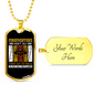 Firefighters Don'T Just Die Necklace Stainless Steel or 18k Gold Dog Tag 24" Chain-Express Your Love Gifts