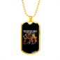 Firefighters Family Necklace Stainless Steel or 18k Gold Dog Tag 24" Chain-Express Your Love Gifts