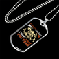 Firefighters Fight Your Fear Necklace Stainless Steel or 18k Gold Dog Tag 24" Chain-Express Your Love Gifts