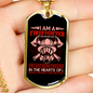 Firefighters Never Die Necklace Stainless Steel or 18k Gold Dog Tag 24" Chain-Express Your Love Gifts