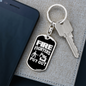 Firefighters Put Out Fire Keychain Stainless Steel or 18k Gold Dog Tag Keyring-Express Your Love Gifts