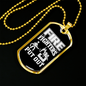 Firefighters Put Out Fire Necklace Stainless Steel or 18k Gold Dog Tag 24" Chain-Express Your Love Gifts