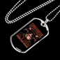 Firefighters Run Towards Flames Necklace Stainless Steel or 18k Gold Dog Tag 24" Chain-Express Your Love Gifts