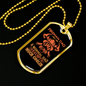 Fireman Dad Much Cooler Firefighter Gift Stainless Steel or 18k Gold Dog Tag 24" Chain-Express Your Love Gifts