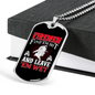 Firemen Find Em' Hot Firefighter Gift Stainless Steel or 18k Gold Dog Tag 24" Chain-Express Your Love Gifts