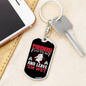 Firemen Find Em' Hot Firefighter Keychain Stainless Steel or 18k Gold Dog Tag Keyring-Express Your Love Gifts