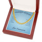 First Communion May You Always Know the Peace of Jesus Cuban Chain-Express Your Love Gifts