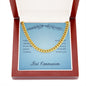 First Communion May You Always Know the Peace of Jesus Cuban Chain-Express Your Love Gifts