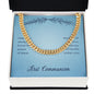 First Communion May You Always Know the Peace of Jesus Cuban Chain-Express Your Love Gifts