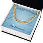 First Communion May You Always Know the Peace of Jesus Cuban Chain-Express Your Love Gifts