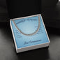 First Communion May You Always Know the Peace of Jesus Cuban Chain-Express Your Love Gifts