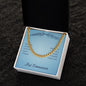 First Communion May You Always Know the Peace of Jesus Cuban Chain-Express Your Love Gifts