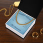 First Communion May You Always Know the Peace of Jesus Cuban Chain-Express Your Love Gifts