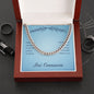 First Communion May You Always Know the Peace of Jesus Cuban Chain-Express Your Love Gifts