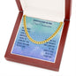 First Communion Remember That God’s Love Will Cuban Chain-Express Your Love Gifts
