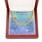 First Communion Remember That God’s Love Will Cuban Chain-Express Your Love Gifts