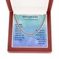 First Communion Remember That God’s Love Will Cuban Chain-Express Your Love Gifts