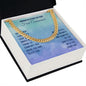 First Communion Remember That God’s Love Will Cuban Chain-Express Your Love Gifts
