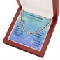 First Communion Remember That God’s Love Will Cuban Chain-Express Your Love Gifts