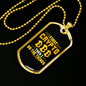 First Crypto Crypto Necklace Stainless Steel or 18k Gold Dog Tag 24" Chain-Express Your Love Gifts