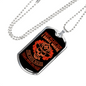 First In-Last Out Firefighter Gift Stainless Steel or 18k Gold Dog Tag 24" Chain-Express Your Love Gifts