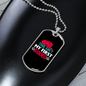 First Rodeo Horse Necklace Stainless Steel or 18k Gold Dog Tag 24" Chain-Express Your Love Gifts