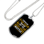 Fish Water Beer Bottle Fishing Necklace Stainless Steel or 18k Gold Dog Tag 24" Chain-Express Your Love Gifts
