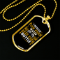 Fish Water Beer Bottle Fishing Necklace Stainless Steel or 18k Gold Dog Tag 24" Chain-Express Your Love Gifts