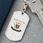 Fishing And Hunting Is All You Need Keychain Stainless Steel or 18k Gold Dog Tag Keyring-Express Your Love Gifts