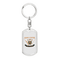 Fishing And Hunting Is All You Need Keychain Stainless Steel or 18k Gold Dog Tag Keyring-Express Your Love Gifts