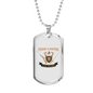 Fishing And Hunting Is All You Need Necklace Stainless Steel or 18k Gold Dog Tag 24"-Express Your Love Gifts