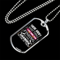 Fishing Calling Grandpa Necklace Stainless Steel or 18k Gold Dog Tag 24" Chain-Express Your Love Gifts