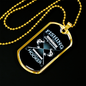 Fishing Hooker Necklace Stainless Steel or 18k Gold Dog Tag 24" Chain-Express Your Love Gifts