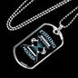 Fishing Hooker Necklace Stainless Steel or 18k Gold Dog Tag 24" Chain-Express Your Love Gifts