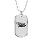 Fishing Is My Life Necklace Stainless Steel or 18k Gold Dog Tag 24" Chain-Express Your Love Gifts