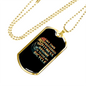 Fitness Regime Bicyle Cycling Necklace Stainless Steel or 18k Gold Dog Tag 24"-Express Your Love Gifts