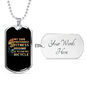 Fitness Regime Bicyle Cycling Necklace Stainless Steel or 18k Gold Dog Tag 24"-Express Your Love Gifts