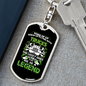 Flying Withtrucks Swivel Keychain Dog Tag Stainless Steel or 18k Gold-Express Your Love Gifts