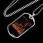 Focused On Hunting Necklace Stainless Steel or 18k Gold Dog Tag 24" Chain-Express Your Love Gifts