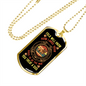 Folk Will Know Necklace Stainless Steel or 18k Gold Dog Tag 24" Chain-Express Your Love Gifts