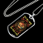 Folk Will Know Necklace Stainless Steel or 18k Gold Dog Tag 24" Chain-Express Your Love Gifts