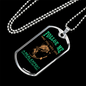 Folloe Me Fishing Necklace Stainless Steel or 18k Gold Dog Tag 24" Chain-Express Your Love Gifts