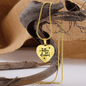 Follow Your Dreams Necklace Stainless Steel or 18k Gold Heart 18-22"-Express Your Love Gifts
