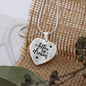 Follow Your Dreams Necklace Stainless Steel or 18k Gold Heart 18-22"-Express Your Love Gifts