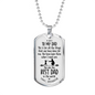 For All The Things Daughter To Dad Necklace Stainless Steel or 18k Gold Dog Tag 24" Chain-Express Your Love Gifts